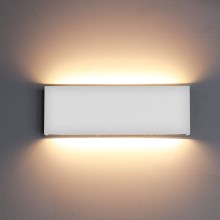 Top Light - Iluminação de parede exterior LED LED/12W/230V IP65 preta