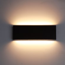 Top Light - Iluminação de parede exterior LED OBLIGO LED/12W/230V IP65 branco