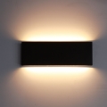 Top Light - Iluminação de parede exterior LED OBLIGO LED/12W/230V IP65 preto