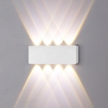 Top Light - Iluminação de parede exterior LED RAY B LED/8W/230V IP44 4000K branco