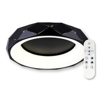 Top Light - Iluminação de teto LED com regulação APOLO LED/45W/230V preto + controlo remoto