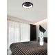 Top Light - Iluminação de teto LED com regulação APOLO LED/45W/230V preto + controlo remoto