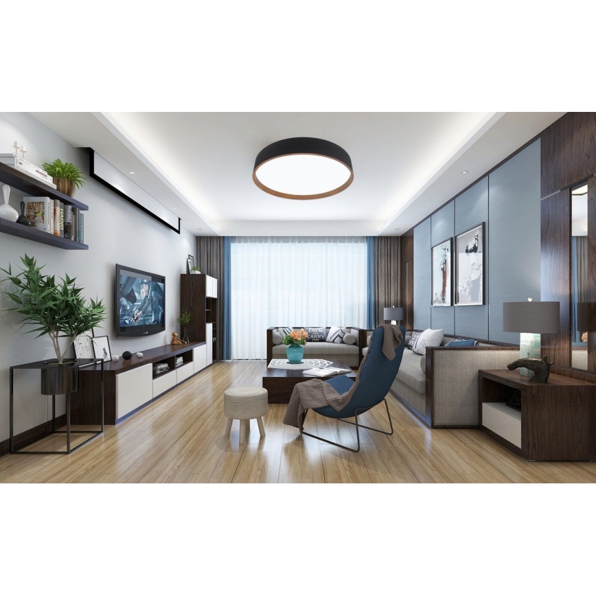 Top Light - Iluminação de teto LED com regulação DEKOR LED/51W/230V diâmetro 50 cm 3000-6500K + controlo remoto