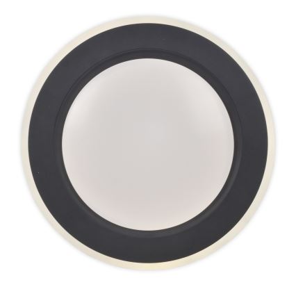 Top Light - Iluminação de teto LED com regulação NORMAN LED/51W/230V diâmetro 39 cm preto + controlo remoto