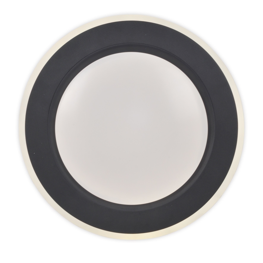 Top Light - Iluminação de teto LED com regulação NORMAN LED/51W/230V diâmetro 39 cm preto + controlo remoto