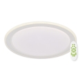 Top Light - Iluminação de teto LED com regulação NORMAN LED/60W/230V diâmetro 49 cm branco + controlo remoto