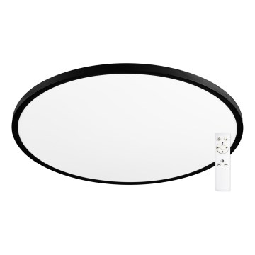 Top Light - Iluminação de teto LED com regulação REVIT LED/70W/230V 3000-6500K diâmetro 75 cm preto + controlo remoto