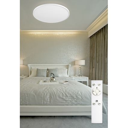 Top Light - Iluminação de teto LED com regulação REVIT LED/70W/230V 3000-6500K diâmetro 75 cm branco + controlo remoto