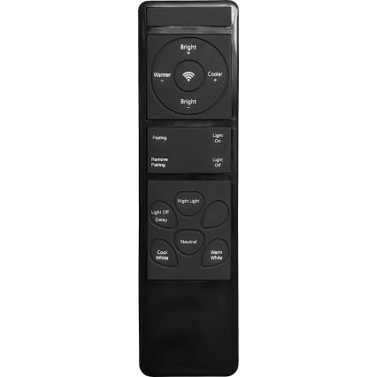 Top Light - Iluminação de teto LED com regulação SATELLITE LED/36W/230V 3000-6500K diâmetro 43 cm preto/castanho + comando