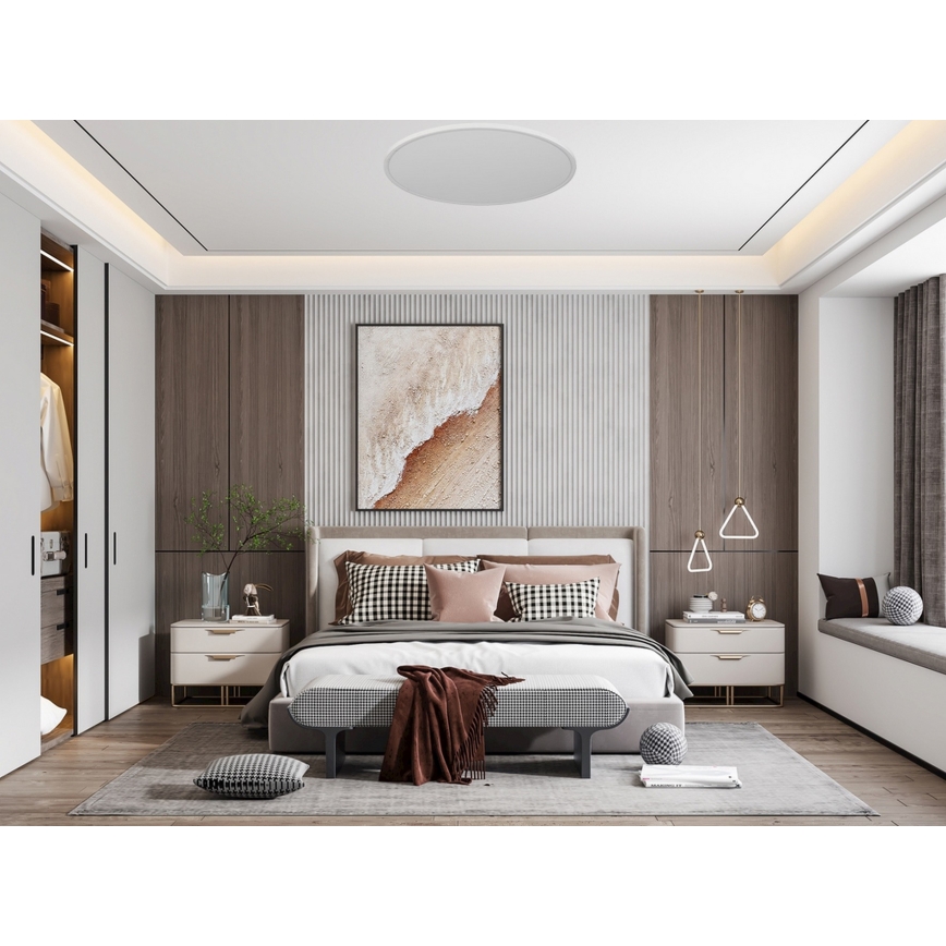 Top Light - Iluminação de teto LED REVIT LED/24W/230V 3000/4000/6500K diâmetro 30 cm branco