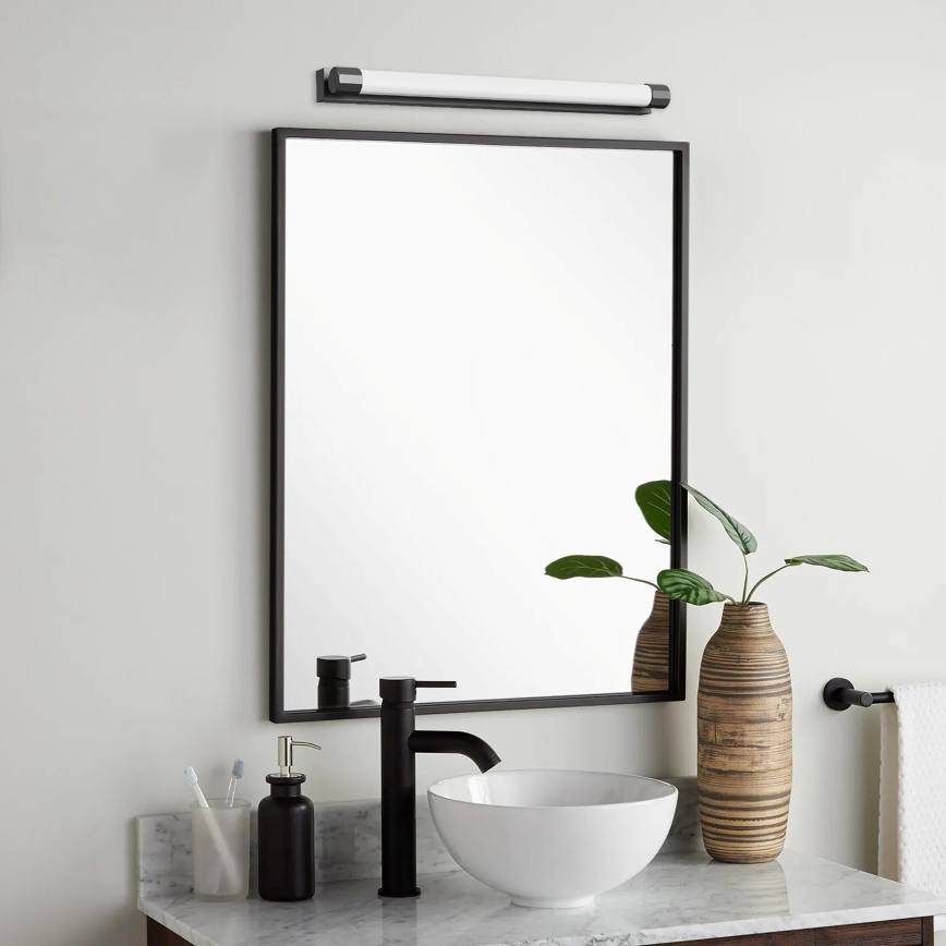 Top Light - Iluminação LED para espelho de casa de banho TURIA LED/8W/230V 3000/4000/6500K IP44 40 cm preto