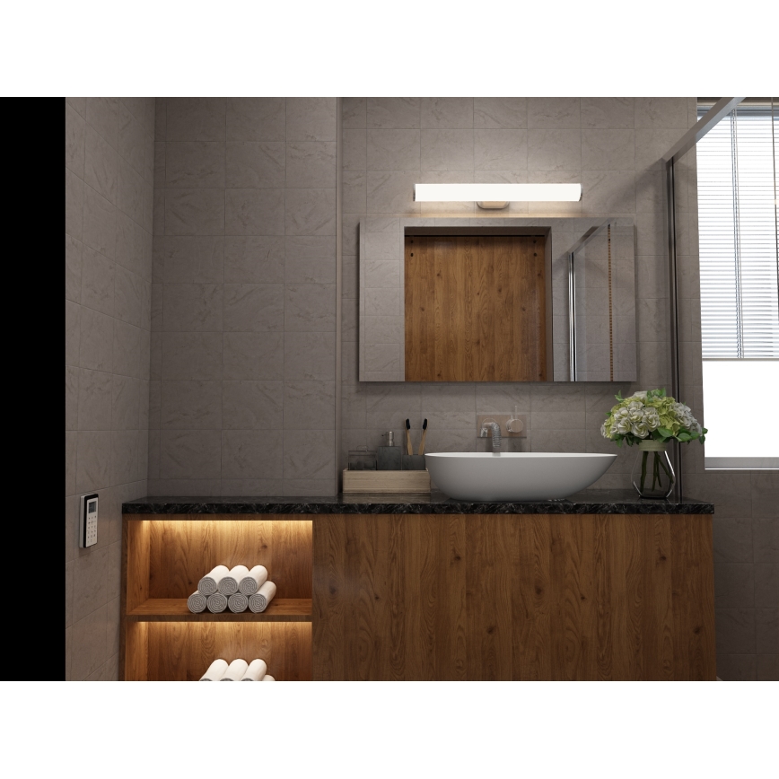 Top Light - Iluminação para espelho de casa de banho LED MADEIRA LED/8W/230V 40 cm IP44