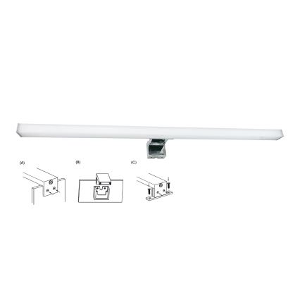 Top Light - Iluminação para espelho de casa de banho LED OREGON LED/9W/230V 60 cm IP44