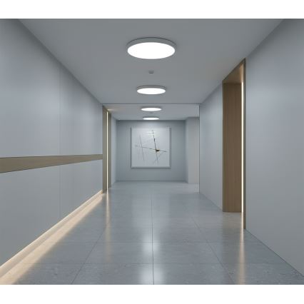 Top Light - Plafon LED com sensor de movimento REVIT LED/12/18/24W/230V 3000/4000/6500K Ø 30 cm branco