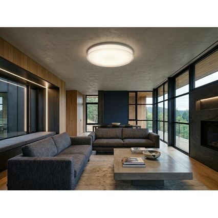 Top Light - LED Candeeiro de tecto para casa de banho dimerizável NEXUS LED/55W/230V 3000-6500K IP44 Ø 48 cm branco + comando remoto