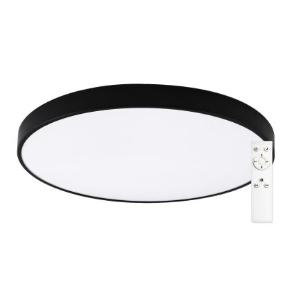 Top Light - Candeeiro de tecto LED dimerizável PETAL LED/60W/230V 3000-6500K Ø 59 cm preto + comando remoto