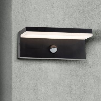 Top Light - LED Iluminação de parede exterior com sensor ELON LED/10W/230V 4000K IP54