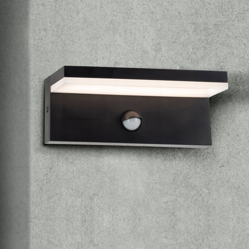 Top Light - LED Iluminação de parede exterior com sensor ELON LED/10W/230V 4000K IP54