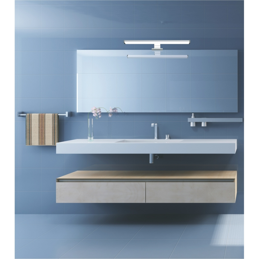 Top Light - Iluminação LED para espelho de casa de banho TEXAS MAX LED/12W/230V 3000/4000/6500K IP44 78 cm cromado mate