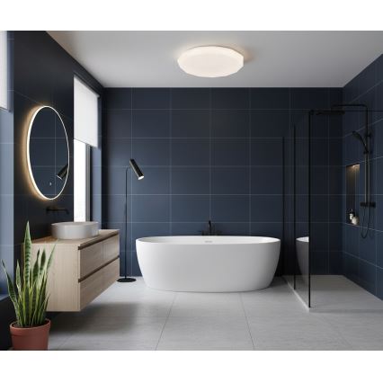 Top Light - Luminária de teto para casa de banho SPARKLE LED/40W/230V 3000/4000/6500K IP44 diâmetro 39 cm branca