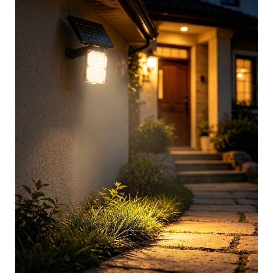 Top Light - LED luminária solar com sensor 3 em 1 ZENITH LED/10W/3,7V 3000/4000/6500K IP54 2400 mAh