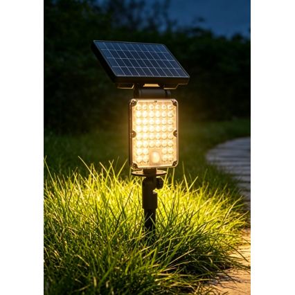 Top Light - LED luminária solar com sensor 3 em 1 ZENITH LED/10W/3,7V 3000/4000/6500K IP54 2400 mAh
