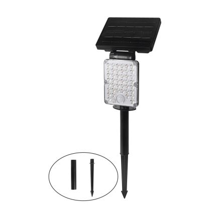Top Light - LED luminária solar com sensor 3 em 1 ZENITH LED/10W/3,7V 3000/4000/6500K IP54 2400 mAh