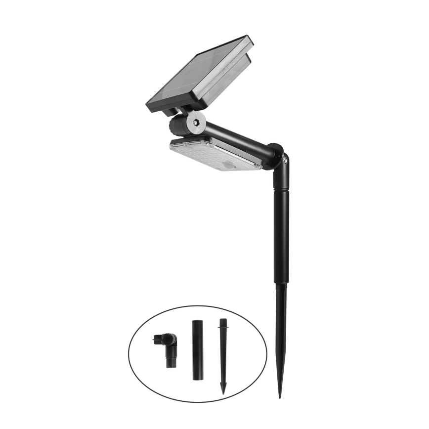 Top Light - LED luminária solar com sensor 3 em 1 ZENITH LED/10W/3,7V 3000/4000/6500K IP54 2400 mAh