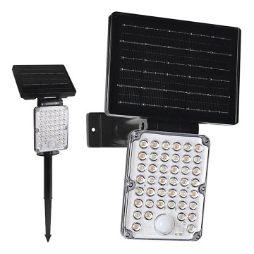 Top Light - LED luminária solar com sensor 3 em 1 ZENITH LED/10W/3,7V 3000/4000/6500K IP54 2400 mAh