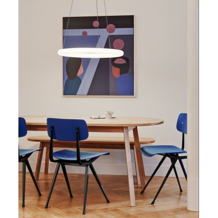 Top Light - Lustre pendente LED dimerizável em cabo RINGO LED/40W/230V 3000-6500K branco + comando remoto