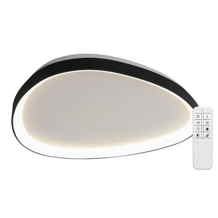 Top Light - candeeiro de teto LED dimerizável ECLIPSE LED/55W/230V 3000-6500K Ø 60 cm preto + controlo remoto