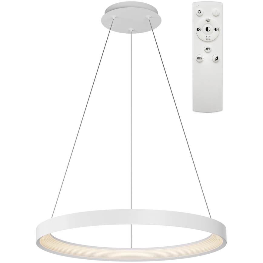 Top Light - Lustre LED regulável em cabo ORBIT LED/40W/230V 3000-6500K diâmetro 50 cm branco + comando à distância