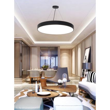 Top Light Metal 60CZ +CR - Candelabro suspenso LED com regulação METAL LED/60W/230V preto