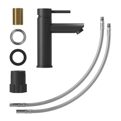 Torneira para lavatório RINGSTED 17,8 cm preto mate