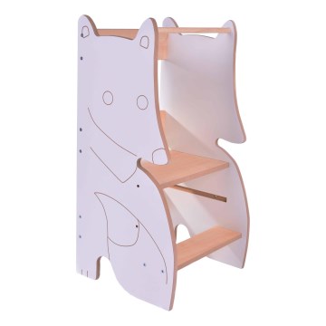 Torre de aprendizagem FOX branco/bordo