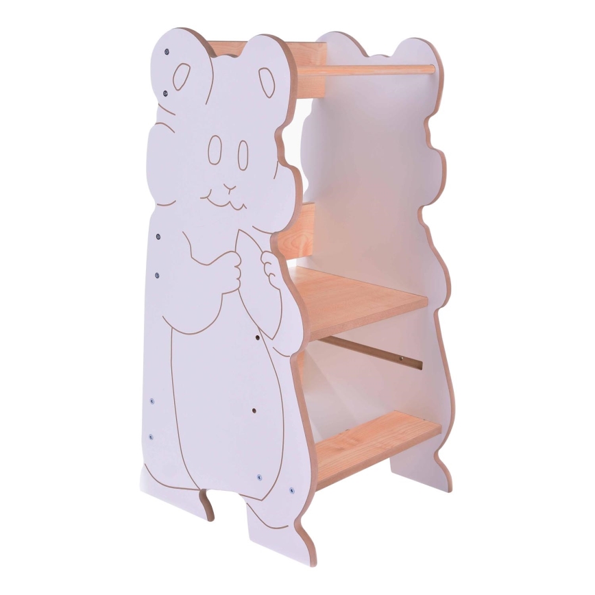 Torre de aprendizagem HAMSTER branco/bordo