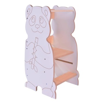 Torre de aprendizagem PANDA branco/bordo