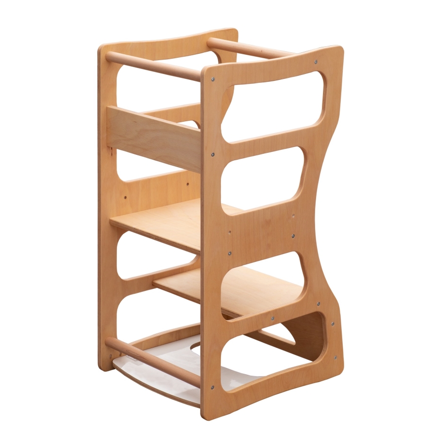 Torre de aprendizagem TWINN 83x45 cm castanha