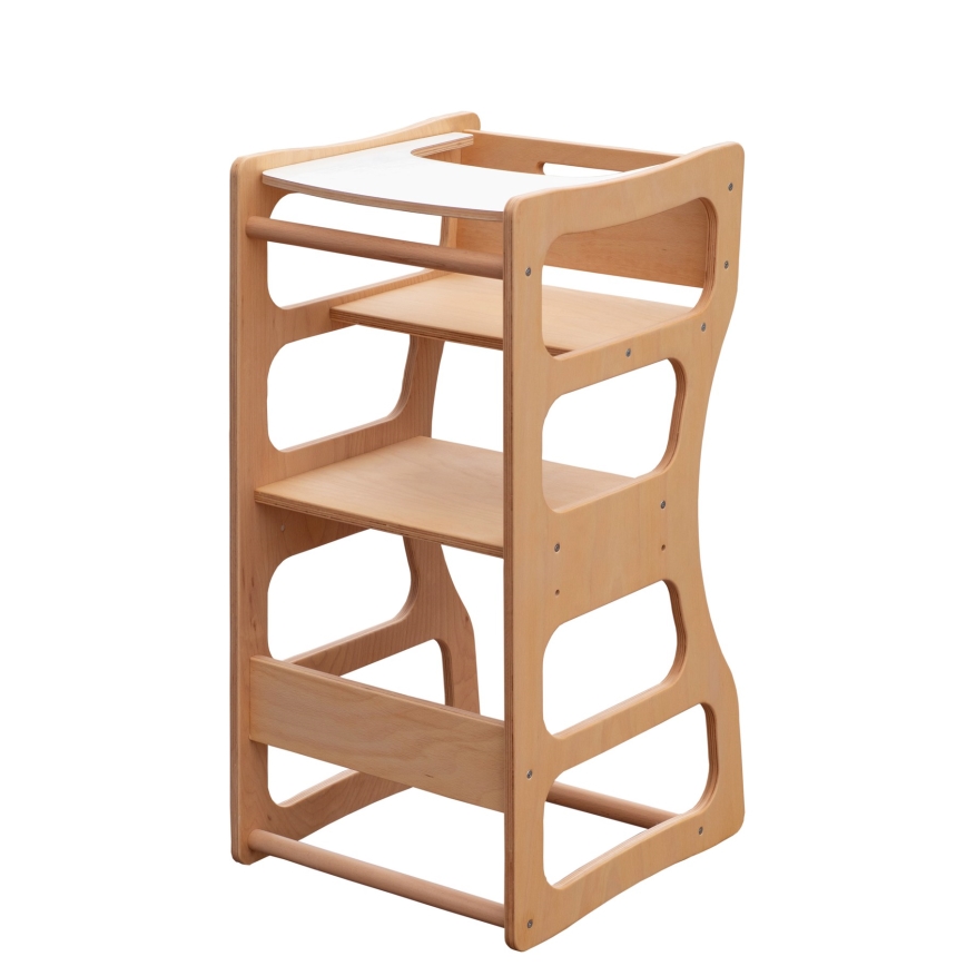 Torre de aprendizagem TWINN 83x45 cm castanha