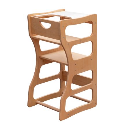 Torre de aprendizagem TWINN 83x45 cm castanha