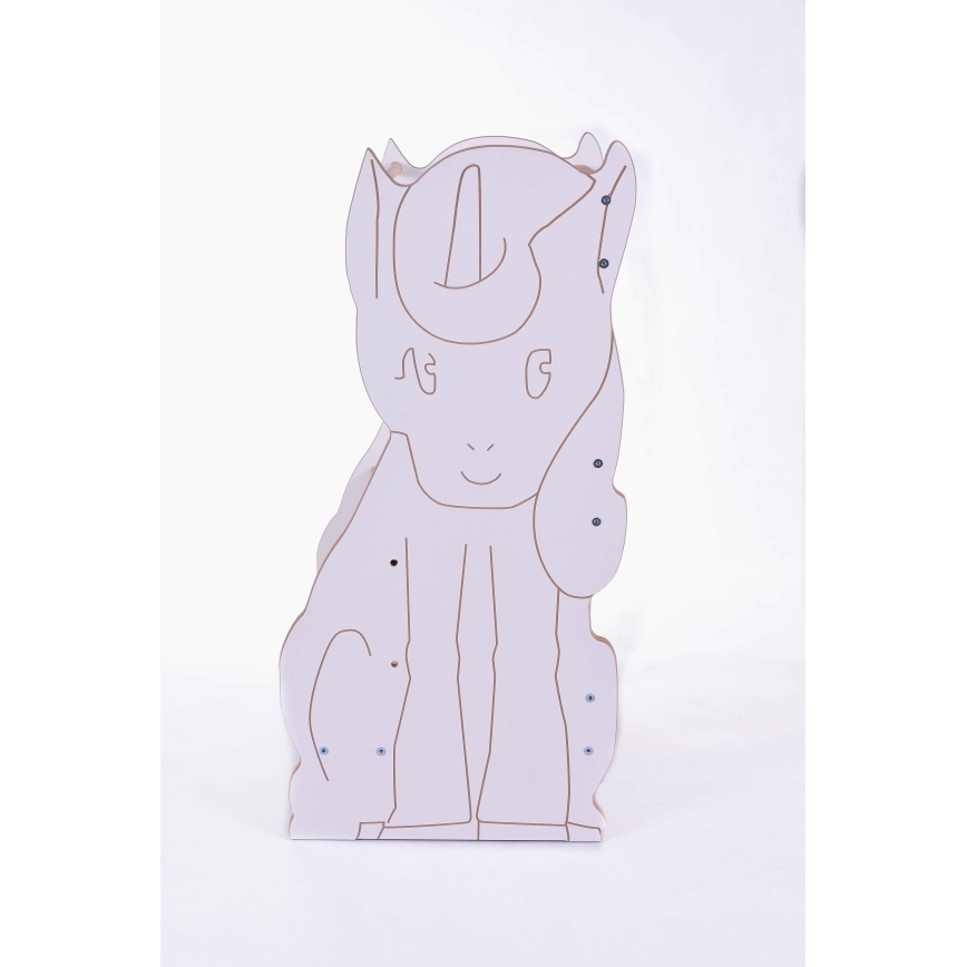 Torre de aprendizagem UNICORN branco/bordo