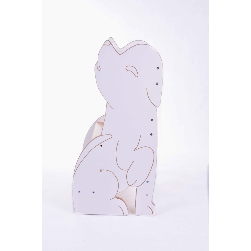 Torre de aprendizagem WOLF branco/bordo