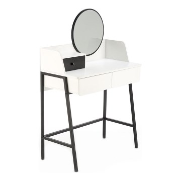 Toucador AGNES 120x80 cm branco/preto