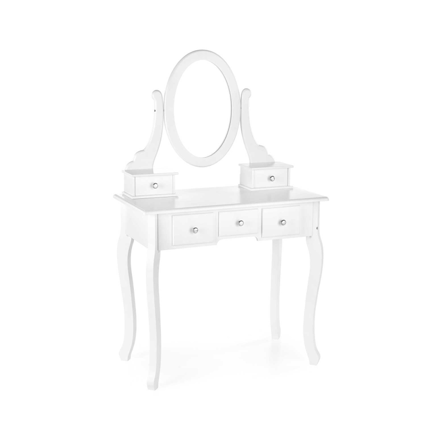 Toucador SARA 80x130 cm + stool 45x37 cm branco