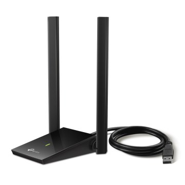 TP-Link - Adaptador de rede USB sem fios com antenas de alto ganho Archer T4U Plus Wi-Fi