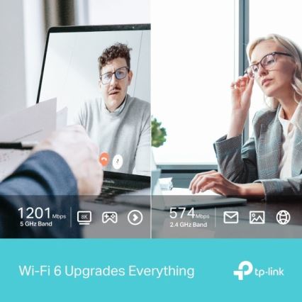 TP-Link - Adaptador USB sem fios de dupla banda com Wi-Fi 6