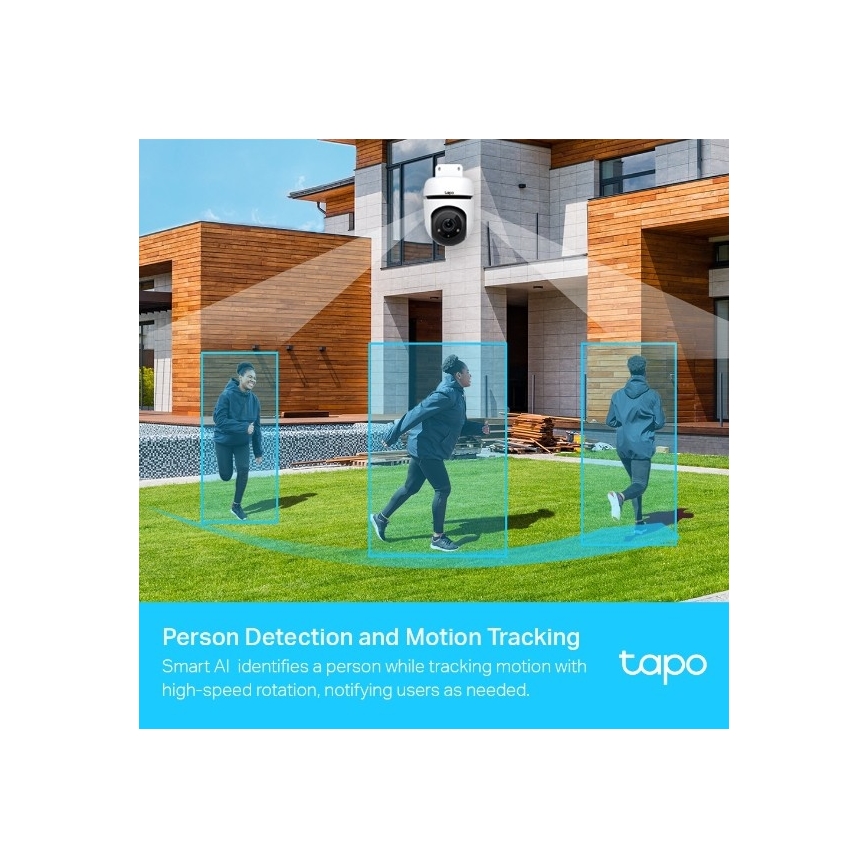 TP-Link - Câmara exterior com sensor IP65 Wi-Fi