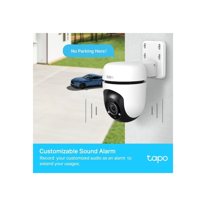 TP-Link - Câmara exterior com sensor IP65 Wi-Fi