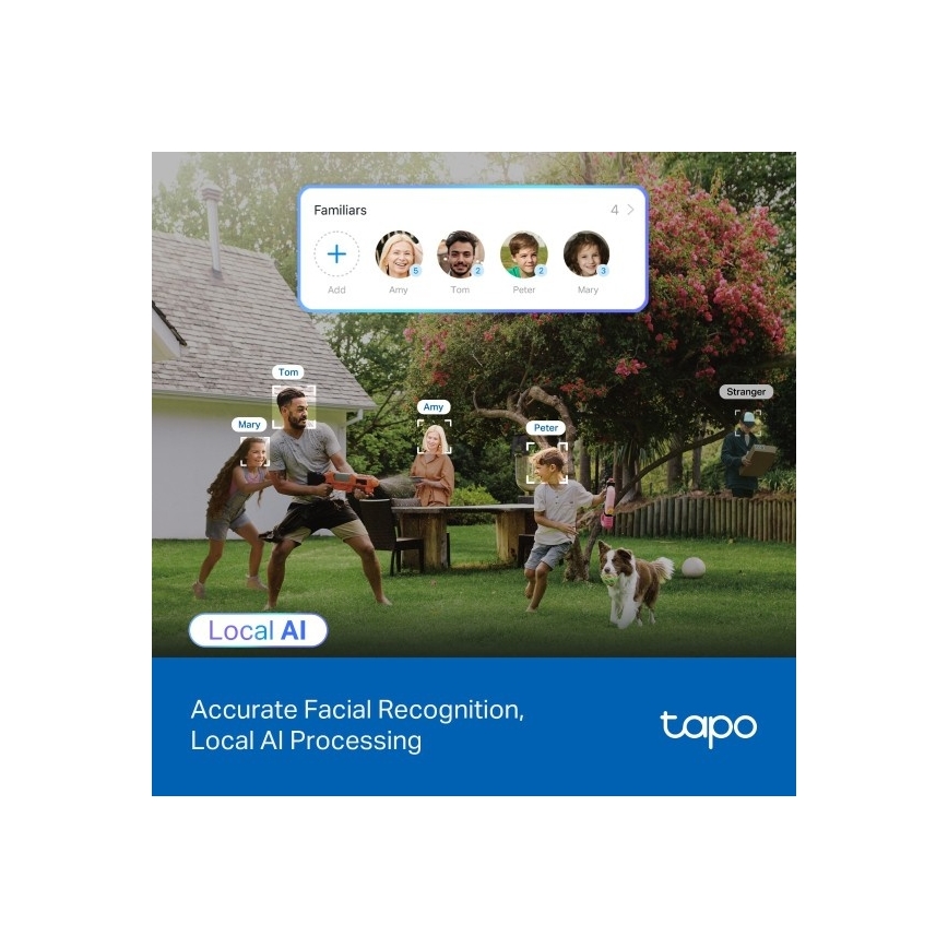 TP-Link - Câmara exterior com sensor IP66 Wi-Fi