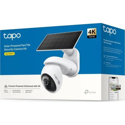 TP-Link - Câmara solar exterior com sensor IP65 Wi-Fi